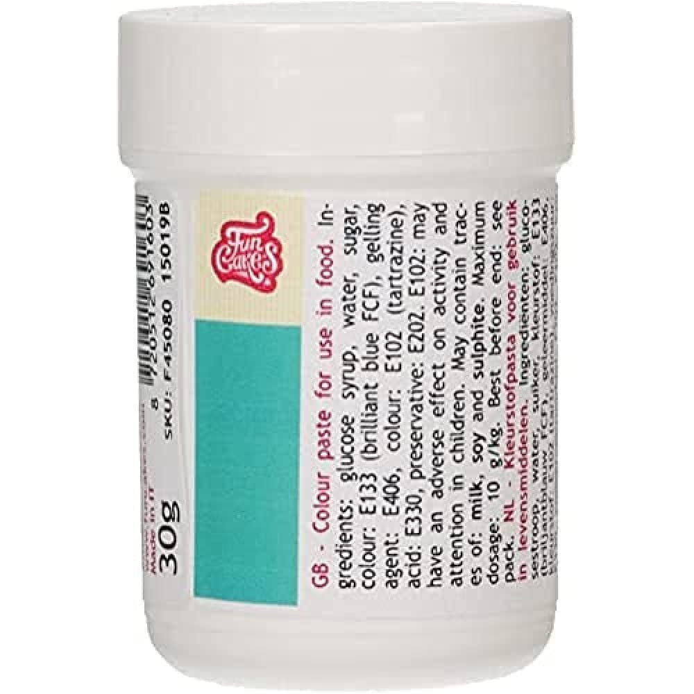 Koncentreret madfarve Funcakes Paste Farve Royal Blue; til dej, creme, fondant, marcipan, dej, modelleringspasta og blomsterpasta. Halal og Kosher. 30 g
