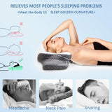 Topmener Memory Foam Ortopædisk Pude, Justerbar Nakkepude, Sommerfugleformet Ergonomisk Ortopædisk Pude til Nakkestøtte under Søvn, Sovepude til Ryg og Mave Sovende Cervikale Ortopædiske Puder Naty Shop