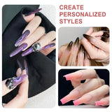 Qufiiry 200 Stück Nail Art Schwämme Mit Metallgreifer, Nagelkunst Schwammpinsel, Maniküre Zubehör Für Nägel, Um Eine Varavländ Von Gradient Nail Art Patterns To Create(White)