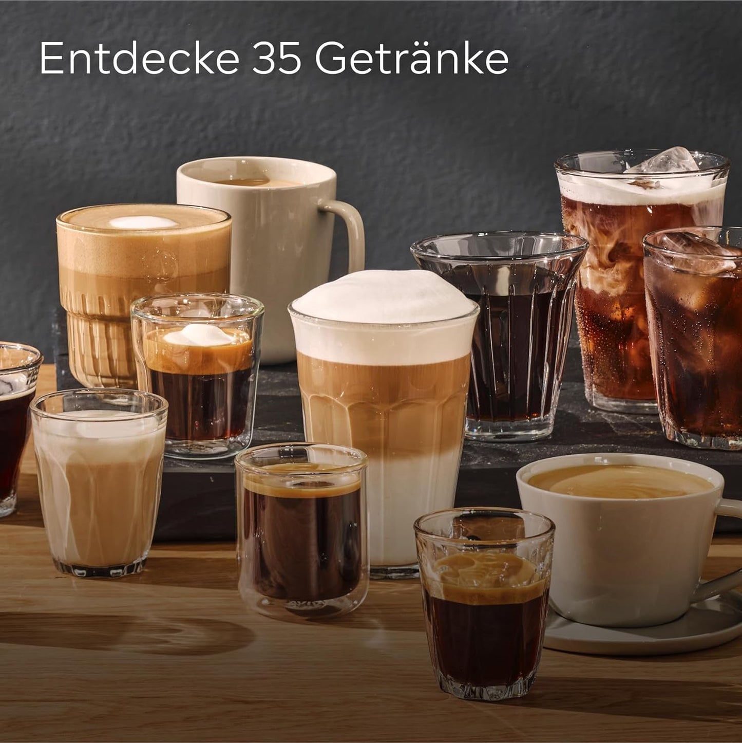 Automatisk espressomaskine Siemens EQ700 classic TP715D01, app-kontrol, koldbryggning, intuitiv touch-display, op til 10 individuelle kaffekreationer som favoritter, automatisk damprensning, 1500 W, sølvgrå