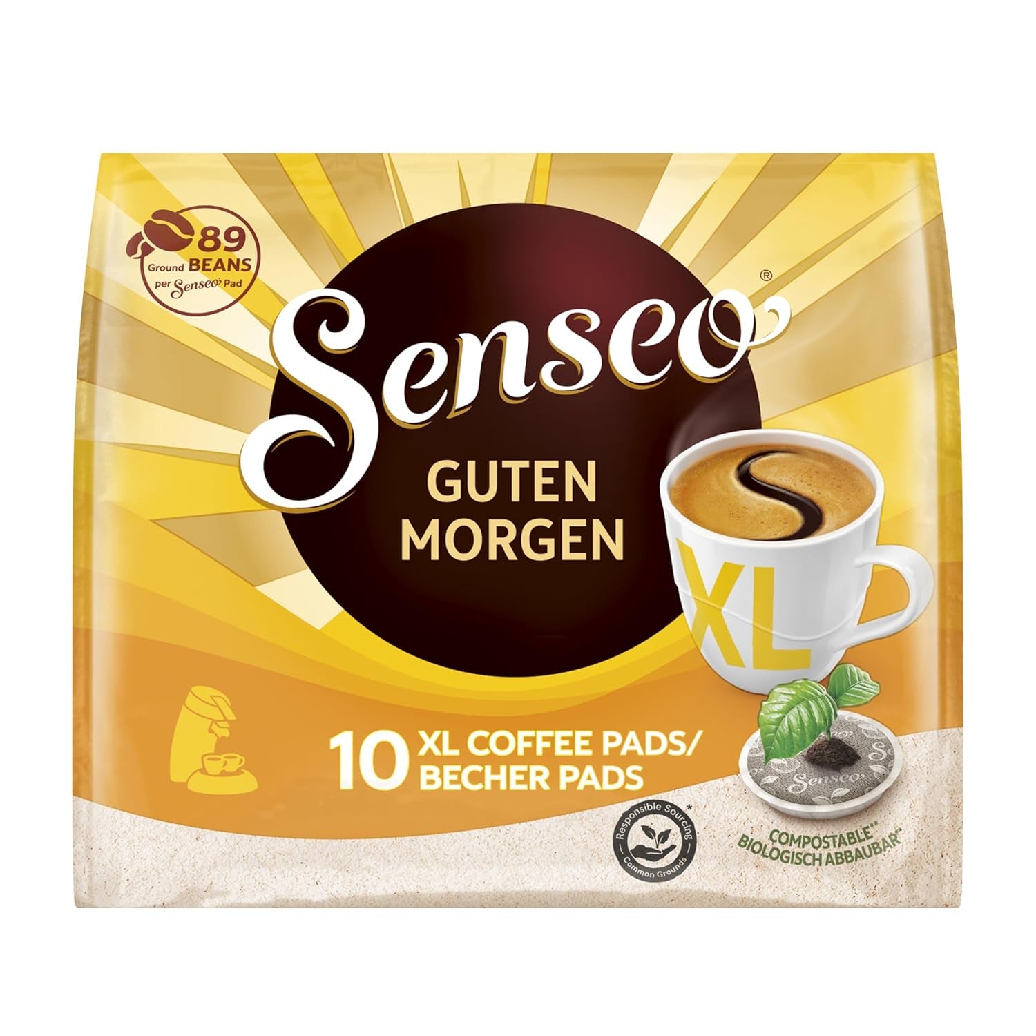 Senseo Pads Probierbox 5 Sorten, Vielfaltspakke, 5 x 16 Getränke, 80 Kaffeepads