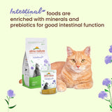 Almo Nature Functional - Tarmhjælp - Vådfoder til voksne og modne katte med følsomme tarme - med fjerkræ - understøtter mikrobiomet - 70 g (pakke med 30)