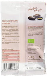 Landgarten økologiske græskarkerner i mørk chokolade - Vegansk ristet græskarfrø-chokolade-snack - kilde til magnesium - 1 x 50 g