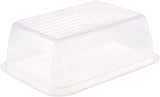 Kekeeper sæt med 3 madopbevaringsglas, 3 x 1,25 l, 20,5 x 15,5 x 6,5 cm, Fredo Fresh, gennemsigtig blå Madopbevaringsbokse Naty Shop