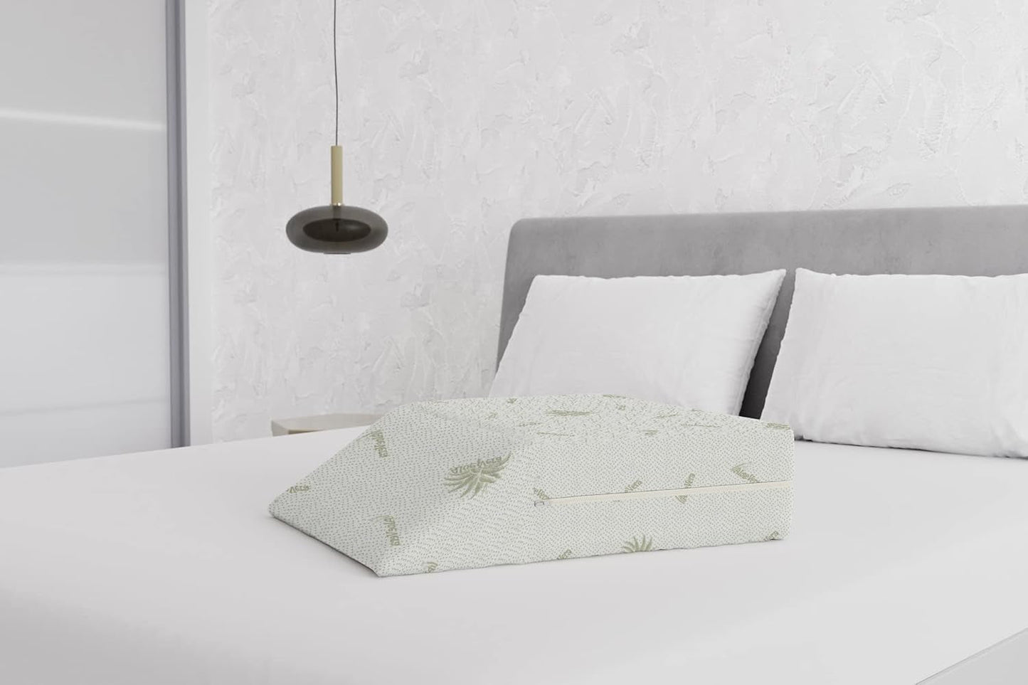 Italiensk sengetøj Aftagelig fodstøttepude, Aloe, 61X50X17 cm Naty Shop Standardpuder