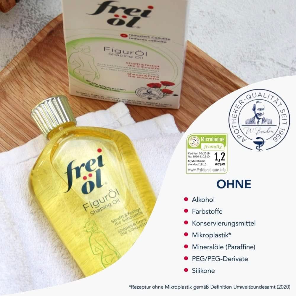 Frei Öl Kropsolie med anti-cellulite effekt, 125 ml Brusebad og bad Naty Shop