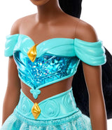 Mattel Disney Princess Legetøj Jasmin Artikuleret modedukke med funklende tøj og tilbehør Disney film inspireret gave til børn HLW12