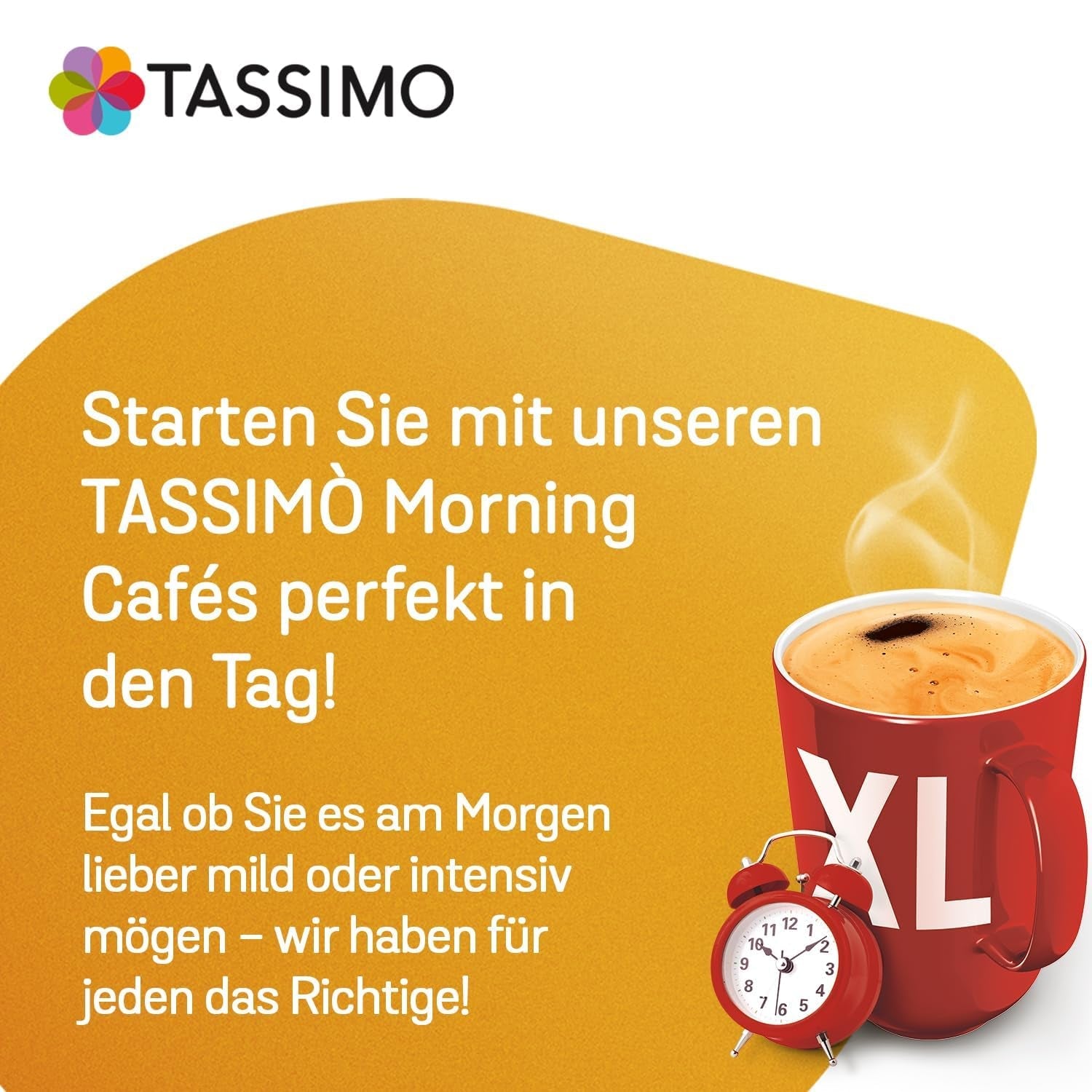 Tassimo Kapseln Moring Café XL Strong & Intense, Big Pack, 5 x 21 pads, 105 Kaffeekapseln