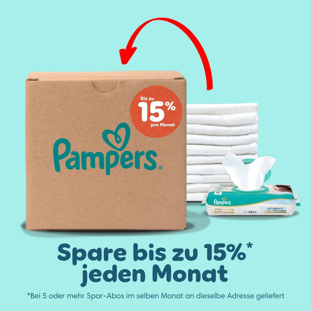 Pampers Premium Protection Pants str. 5, 144 bleer, 11 kg - 17 kg, med 360° justering og bløde anti-lækage manchetter for optimal komfort og beskyttelse