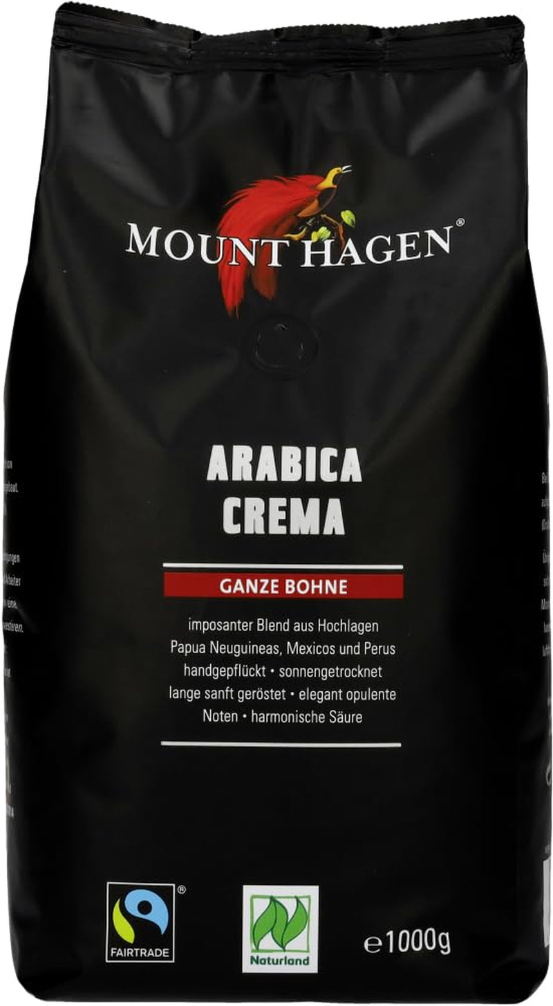 Økologisk ristet kaffeflødekande, hele bønne (2 x 1 kg)