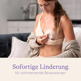 Lansinoh Soothies Kühlende Gel-Pads - 2 Stück - Beruhigen Und Schützen Schmerzende & Rissige Brustwarzen - Ermöglichen Natürliche Heilung, Damit Mütter Yderligere Stillen Können Accessories Mad og Amning Bebe Naty Shop