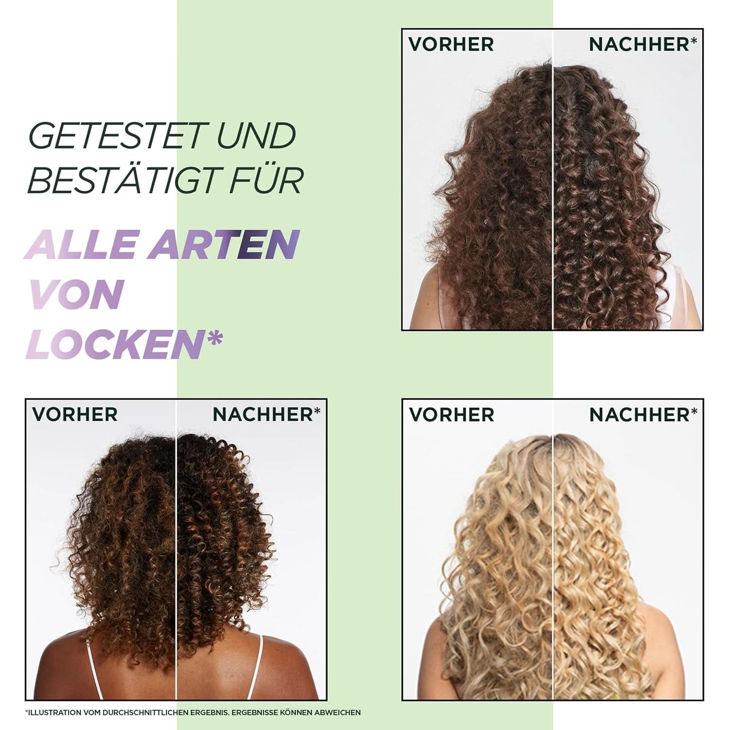 Garnier fugtgivende pre-shampoo til alle typer krøller, 200 ml Brusebad og bad Naty Shop
