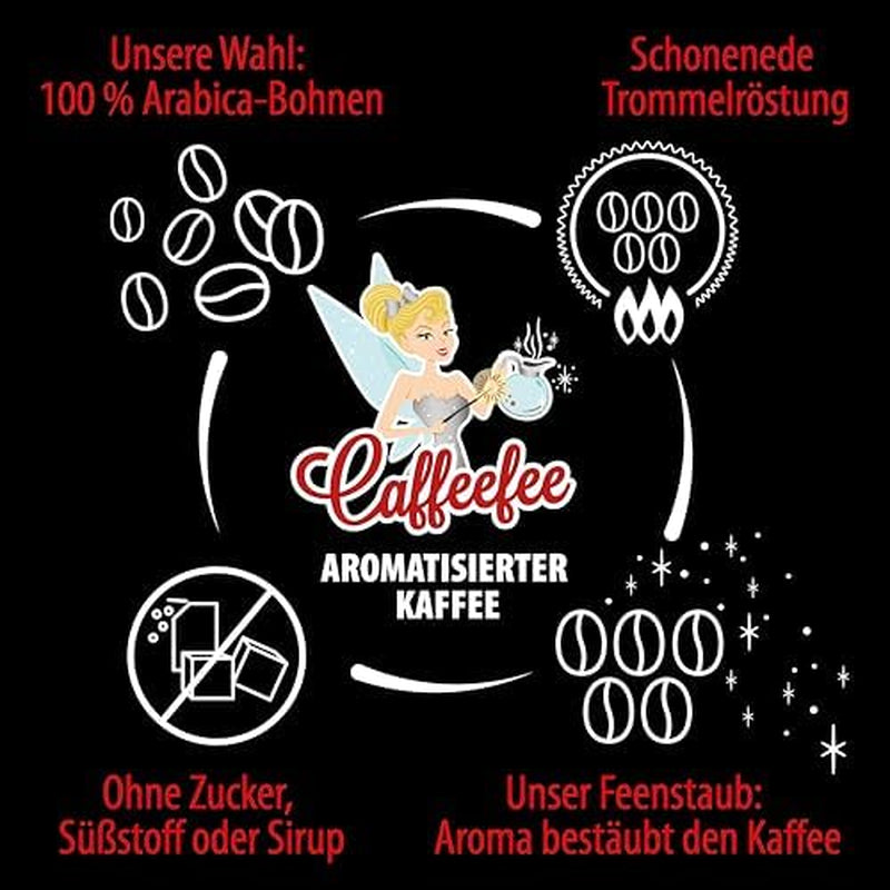Caffeefee belgiske vafler Bohnen, 250 g, aromatisierter Röstkaffee