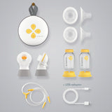 Medela Harmony manuel brystpumpe - Kompakt schweizisk design med Personalfit Flex skjolde og Medela 2-Phase Expression teknologi Tilbehør Mad og amning Bebe Naty Shop