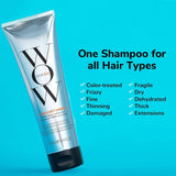 Wow Color Shampoo, silikonefri og sulfatfri farveplejeshampoo til farvet hår, 250 ml brusebad og bad Naty Shop