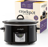 Slow cooker digital Crockpot, 3,5 L (3 til 4 personer), CSC113X Slow Cooker Naty Shop Black 3,5 liter