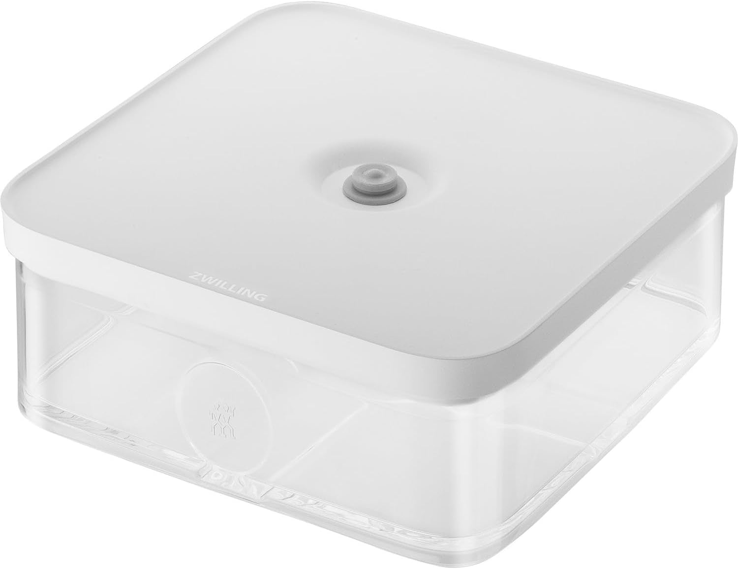 ZWILLING FRESH & SAVE CUBE Box, størrelse 2M, modulær og stabelbar opbevaringsboks, Hermetisk og tømbar opbevaring, Tåler opvaskemaskine, Transparente madopbevaringsbokse Naty Shop L