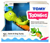 TOMY Vandlegetøj til børn "Plantschi den syngende skildpadde" flerfarvet, højkvalitets legetøj til børn med musik, kombinerer badelegetøj og musiklegetøj, fra 12 måneder! Badelegetøj til vandleg Jucarii Bebe Naty Shop