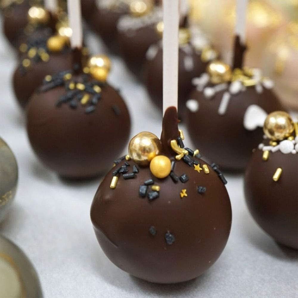 Super Streusel, Gold Rush Guld Sort Drys Dekoration Naty Shop