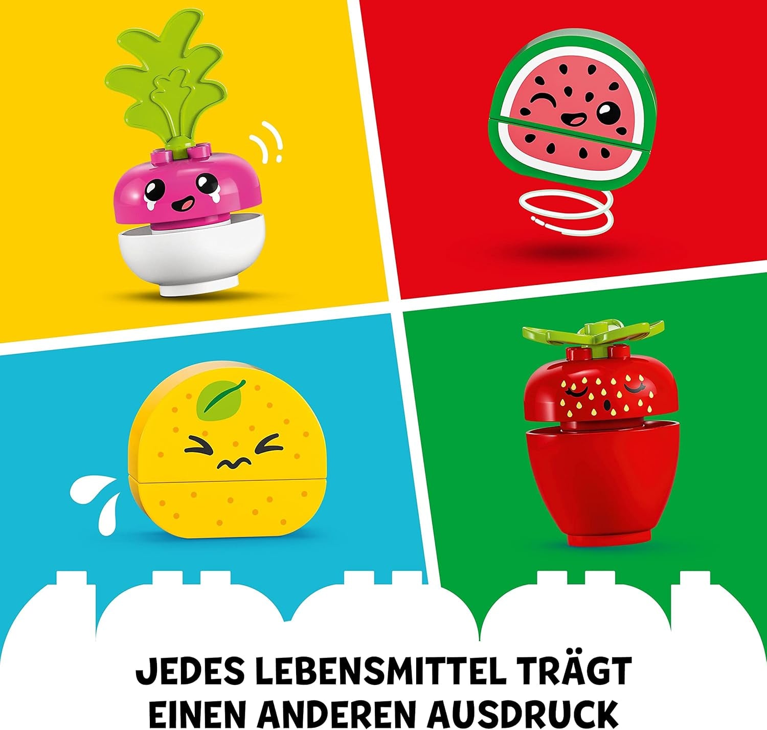 LEGO DUPLO Mit første økologiske marked, legetøjsbutikssæt til drenge og piger, pædagogisk legetøj til småbørn fra 1,5 år, frugt- og grønttilbehør 10983 byggesæt Besuche den LEGO-Store