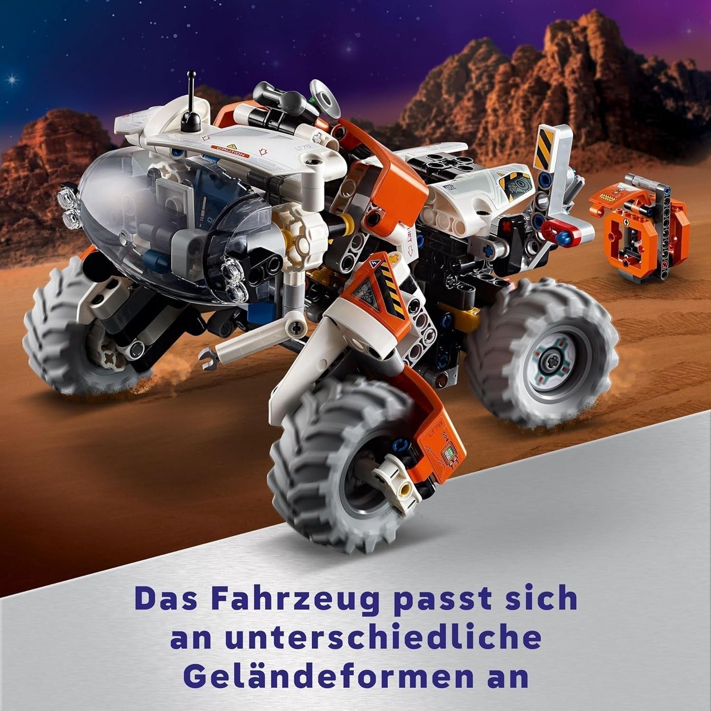 LEGO Technic LT78 rumtransportkøretøj, rumbyggesæt til udforskningsture og rumeventyr, fantasifuld legeoplevelse for drenge og piger, gave til børn over 8 år 42178 byggesæt Besuche den LEGO-Store