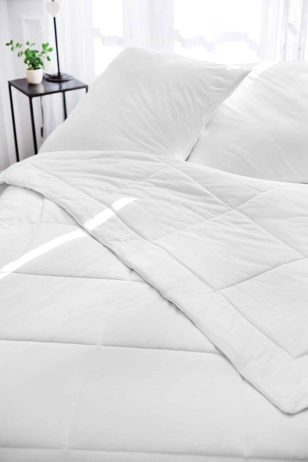 Toison D'Or Silkydor naturdyne, 380 satinbomuld, 240 X 280 cm, hvid Dyner og dyner Naty Shop