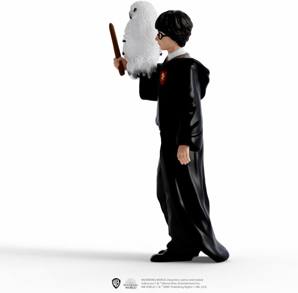 Schleich 42633 Harry Potter & Hedwig, Fra 6 år, HARRY POTTER - Figur, 4 X 2,5 X 10 cm, Flerfarvet/Ocean Tides Actionfigurer Naty Shop