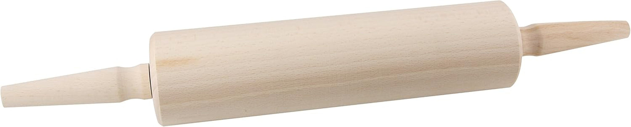 Fackelmann FAIR kagerulle, lavet af FSC certificeret bøgetræ, kagerulle med ergonomiske håndtag (farve: brun), antal: 1 stk.