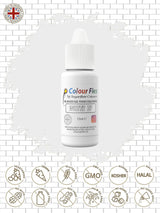 Sugarflair Colourflex hvid oliebaseret fødevarefarve, højkoncentreret flydende fødevarefarve, madfarve til smørcreme, chokolade, dej, fondant, glasur og mere - 15 ml