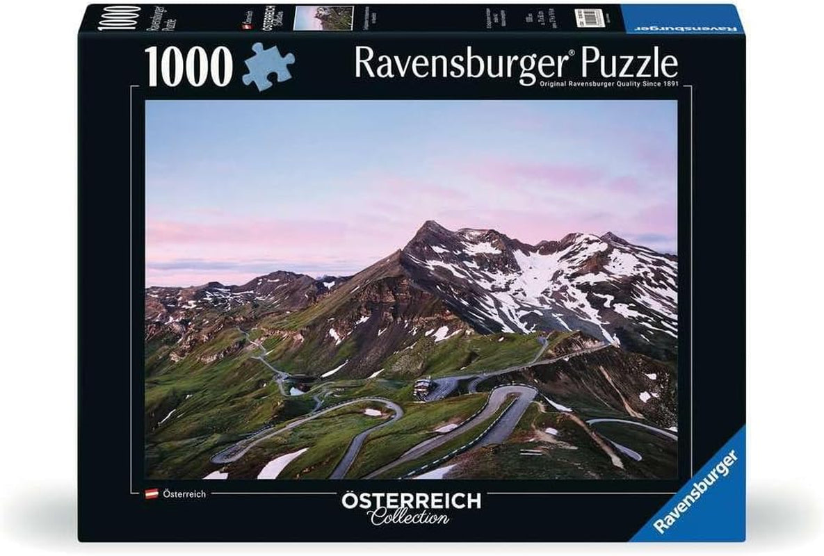 Ravensburger Puslespil 88195 88195-Großglockner Hochalpenstraße-1000 brikker puslespil til voksne og børn fra 14 år og derover Puslespil Naty Shop Nyt design
