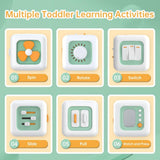Sanselegetøj til småbørn 1-3 år | Montessori legetøj til børn fra 1 år | Rejselegetøj til babyer 12-18 måneder | Aktivitetsterning, fødselsdags- eller julegave til 1-årige