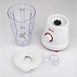 Girmi FR46 Elektrisch mixer, 1,5 liter, 2 Geschwindigkeiten Mit Pulse-Funktion, 4 Edelstahlklingen, Messbecherdeckel, Messbecher Mit Scale, Sicherheitseinrichtung, Weiß/Rot Kitchen Naty Shop