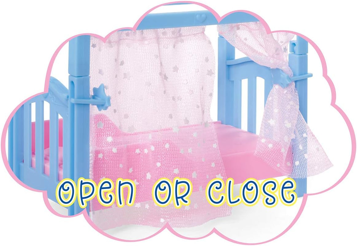Simba Steffi Love Sweet Dreams / Sød babydukke og krybbe / med glød-i-mørke funktion / 12 stykker / 29cm / Til børn fra 3 år og derover