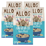Allos, usødet bærmüsli, pakke 5 x 500 gram Cereals Naty Shop müsli baseret på amaranth