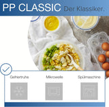LocknLock PP Klassisk madopbevaringskrukkesæt 5 stk | 180ml, 350ml, 600ml, 870ml, 3,6L | 100% luft- og vandtæt | uden BPA | fryser og køleskabsarrangør | Tåler opvaskemaskine og mikroovn Naty Shop madopbevaringsbokse