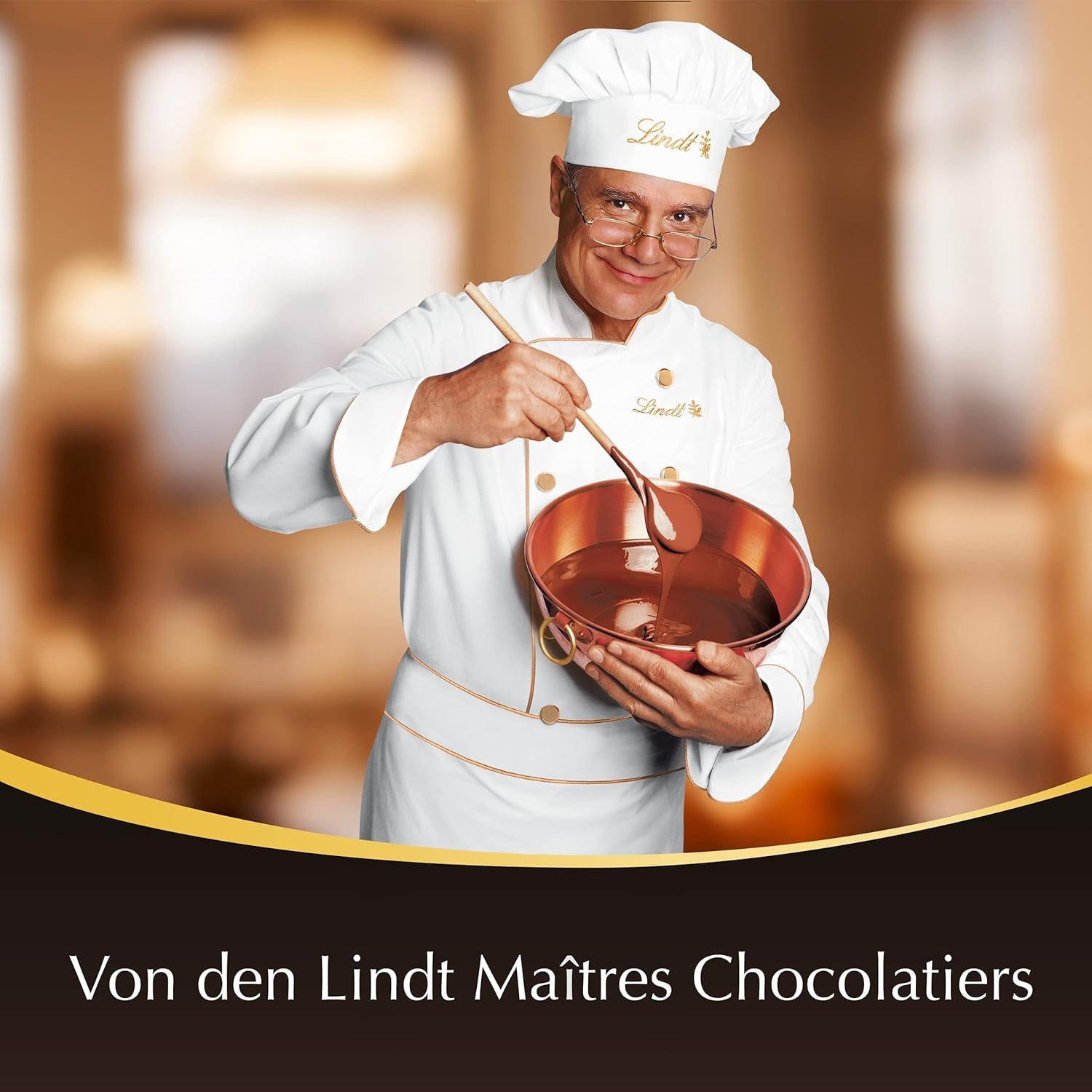 Lindor chokoladekugler 70% ekstra mørk kakao | 137g pose | Ca. 10 kugler fin mørk chokolade med smelte-i-mund-fyld | Gave af chokolade | Chokolade gave