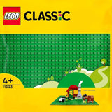 LEGO 11023 Grøn klassisk byggeplade, firkantet bundplade med 32X32 udsparinger som underlag til bygge og andre LEGO sæt Byggesæt Besuche den LEGO-Store Single