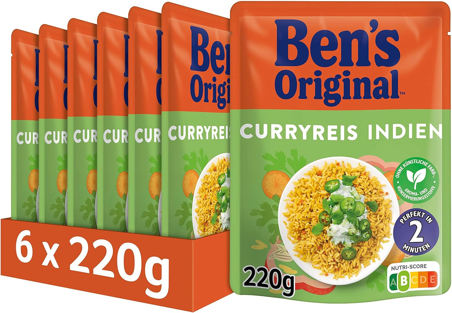 BEN'S ORIGINAL™ mexicanske ekspresris 6 x 220 g