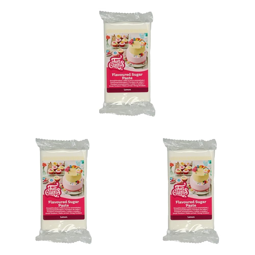 Marengs-flavored Funcakes Fondant: Nem at bruge, glat, fleksibel, blød og formbar, perfekt til at dekorere kager, kosher og glutenfri. 1 kg