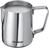 Westmark Brasilia Mælkekaraffel 200 ml - ideel til kaffefløde, mælk, honning og andre tilsætningsstoffer til kaffe og te, barista tilbehør - rustfrit stål
