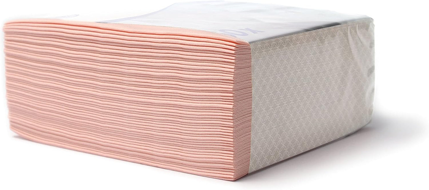 Alvotex CHIC Airlaid 50 Servietter, Stoflignende, Højkvalitets, Engangsserviet, Pink, 40X40Cm, As40X40