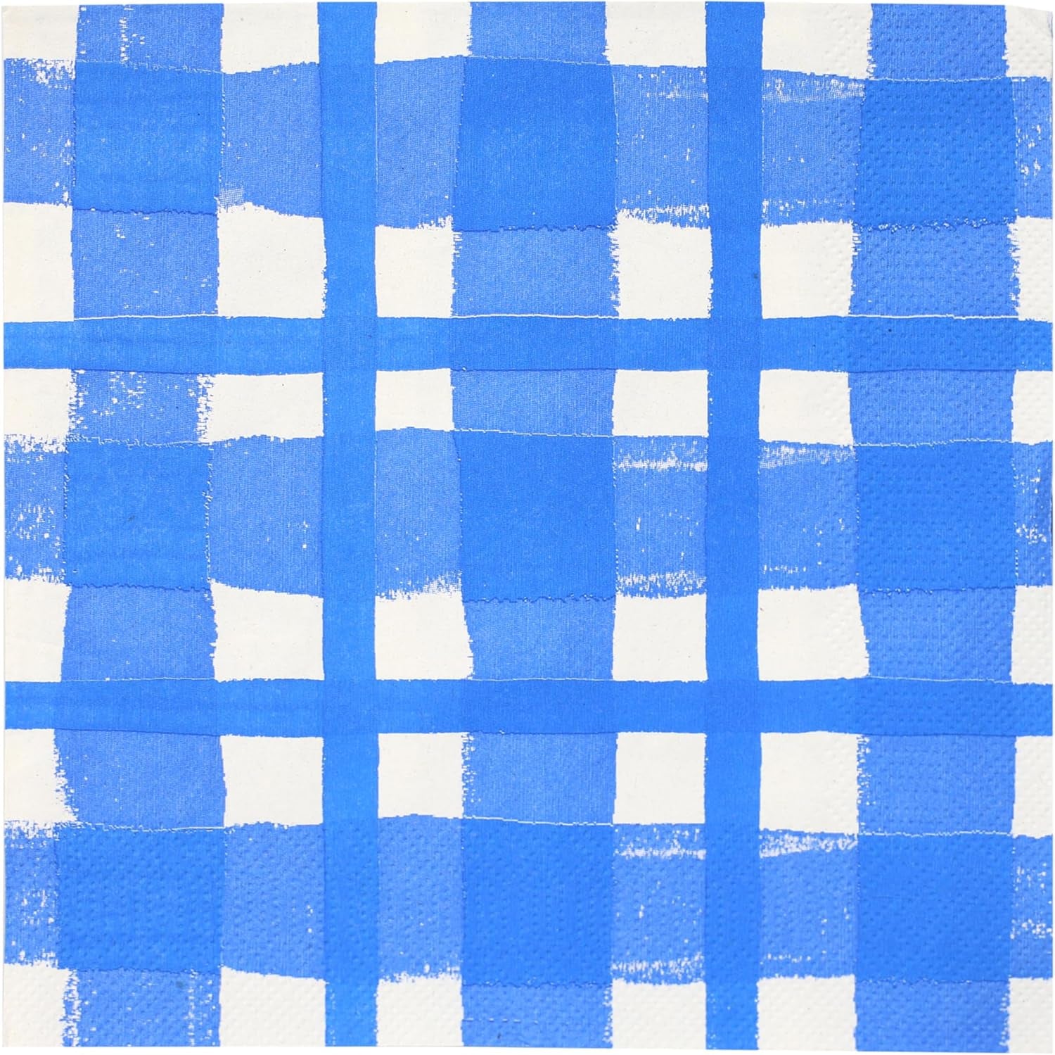 Taleborde 20 X gule Gingham engangsservietter af genbrugspapir til udendørs sommerpicnic og middage, miljøvenlige til fødselsdagsfester, påske, bryllupper, grill, 3 lag 33 cm