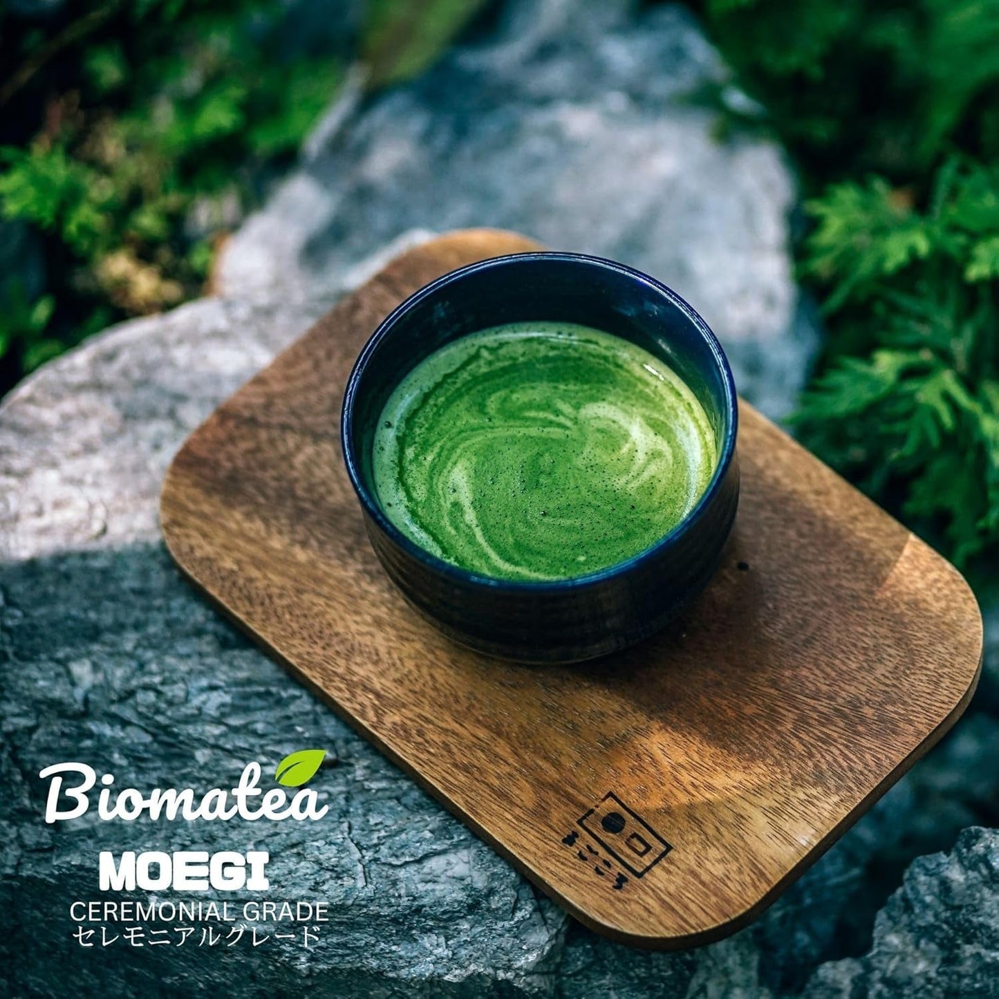 50G Matcha af ceremoniel kvalitet fra Japan - 100 % naturlig, pesticidfri og testet - Stenmalet - Moegi Matcha Premium japansk tepulver