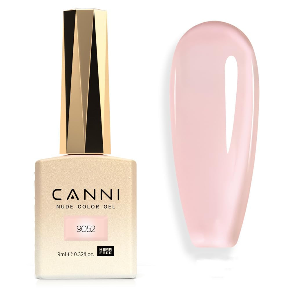 CANNI gel neglelak, semi-permanent, mørk lilla, neglelak, UV gel, soak off, manicure