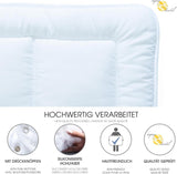 Aqua-Textil Soft Touch Sæt til børn Dyne 100 X 135 Cm 250G og 350G med pude 40 X 60 Cm 150G Dyne 4 sæsoner Klimastyring Oeko-Tex Dyner og dyner Naty Shop