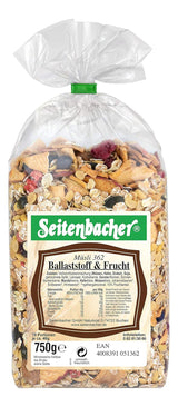 Seitenbacher Müsli Ballaststoff Und Frucht I Ohne Zugesetzten Zucker I Ohne Zugesetztes Fett I (1 X 750 G) Korn Naty Shop 1