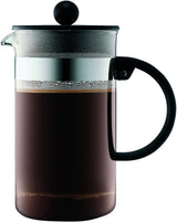 Bodum kaffemaskine 1582-01 bistroNOUVEAU (French Press system, tåler opvaskemaskine), 1,5 liter, sort