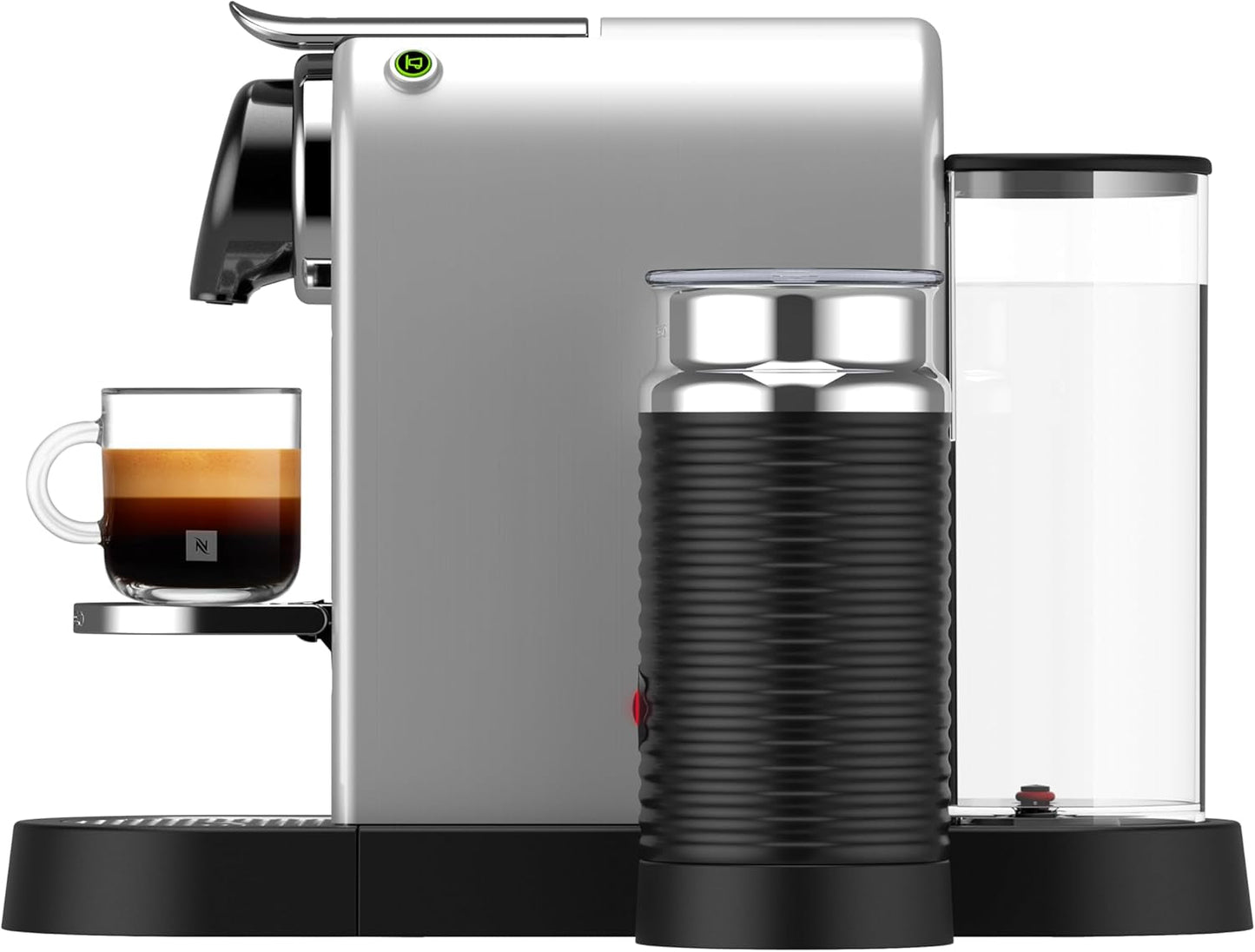 Espressomaskine med Nespresso kapsler XN761B Citiz&Milk | Automatisk standby-tilstand | 1260 watt | Vandbeholderkapacitet: 1 l | Pumpetryk: 19 bar | Sølv