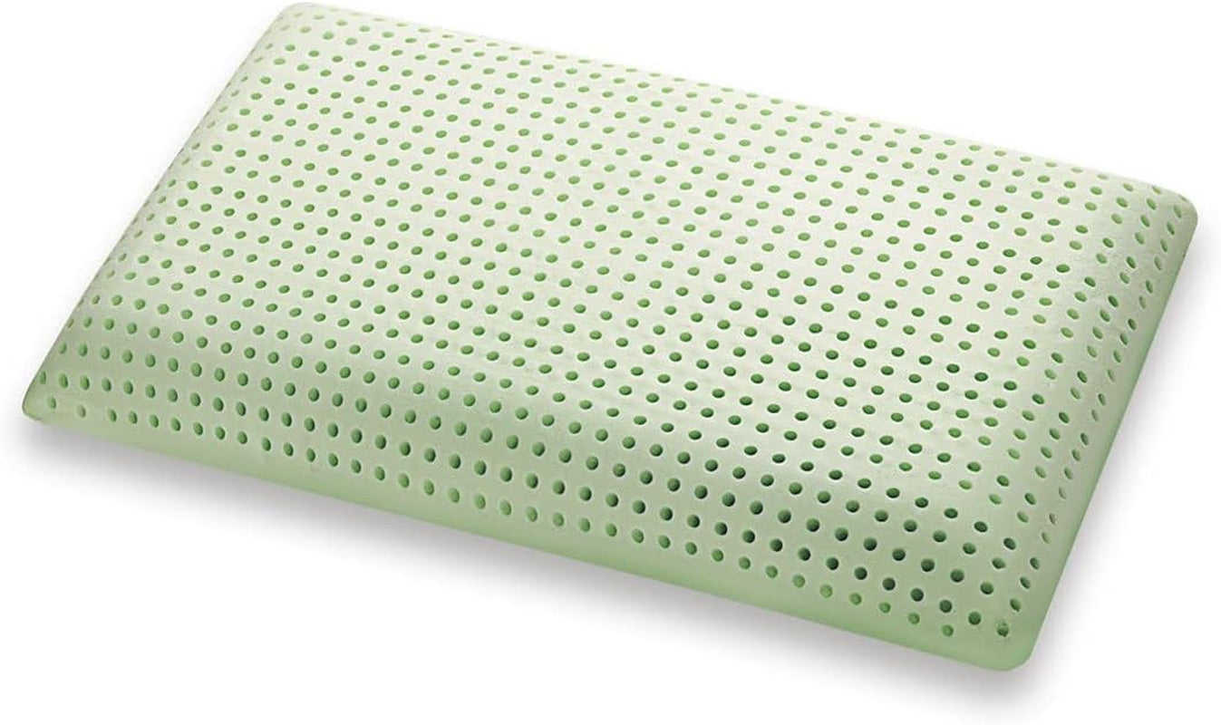 Marcapiuma Grøn Naturlig Urte Hukommelsesskumpude 2 Stk Standardpuder Naty Shop Hilsen 1X Saponetta Sæbe