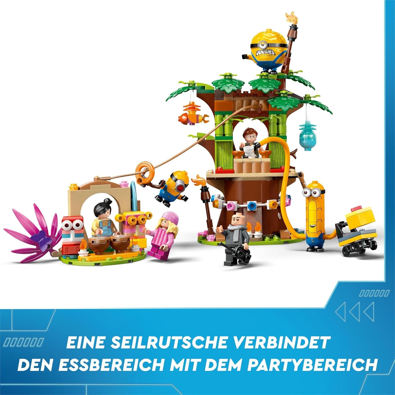 LEGO I - Simply Incorrigible 4 Gru's and Minions' Family Villa I - Simply Incorrigible 4 Filmlegesæt Legetøjsgave til drenge og piger fra 8 år og opefter 75583 Byggesæt Beuche den LEGO-Store